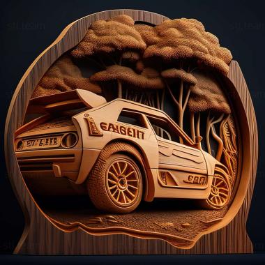 3D model Euro Rally Champion game (STL)